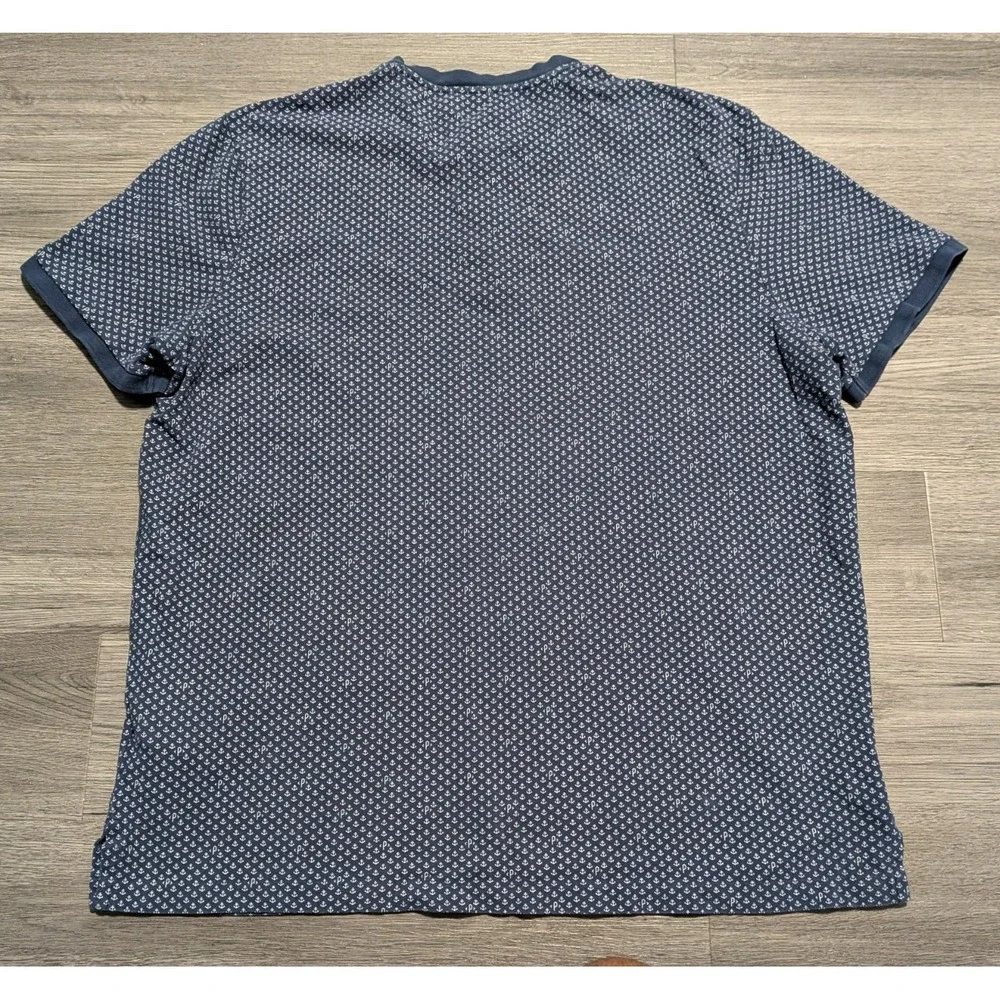 Polo Ralph‎ Lauren Men's Navy Blue Anchor Featherweight Mesh Henley Size XL